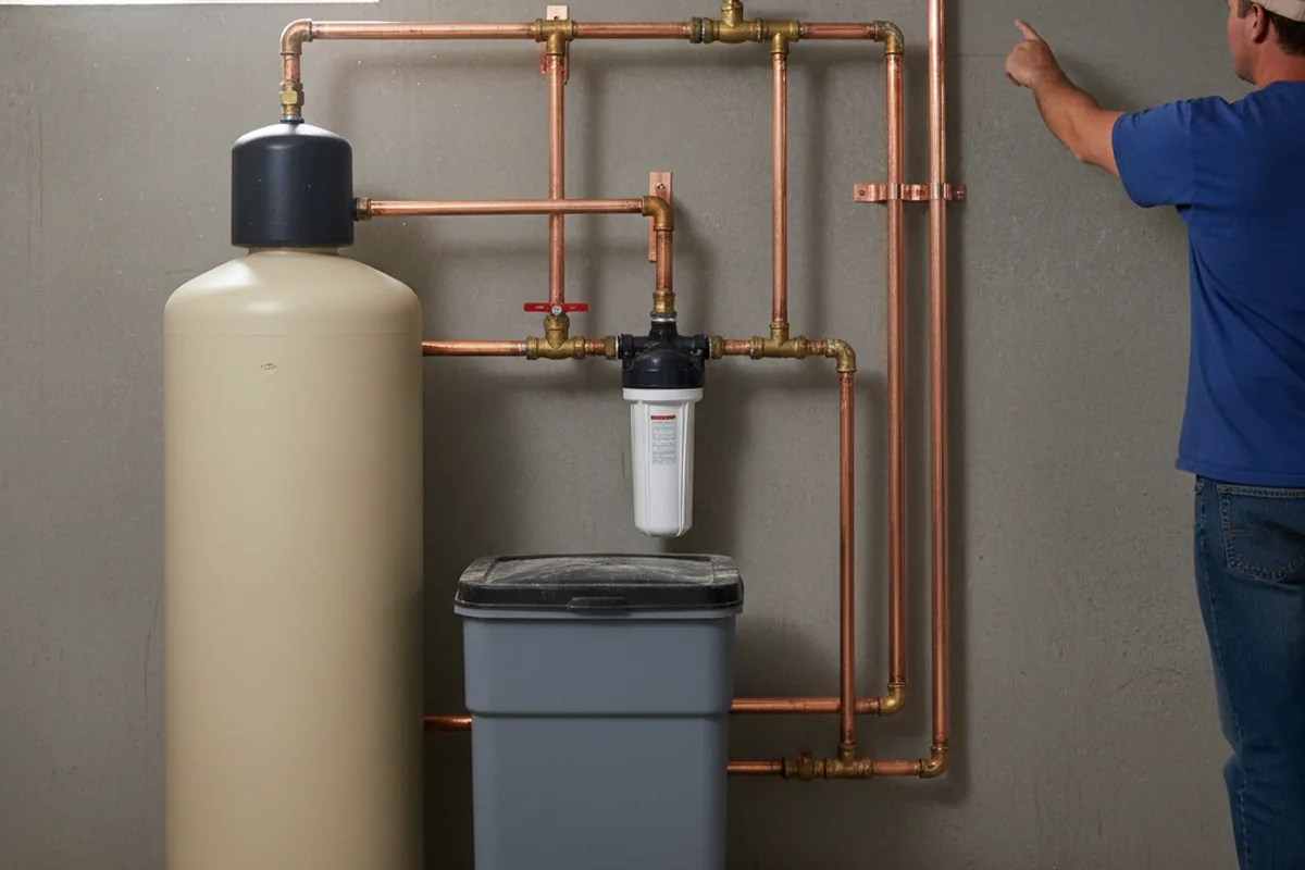 Whole-house water treatment system installed in Clive